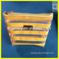 PVC travel bag promotional makeup bag Shiny stripe pvc cosmetic bags